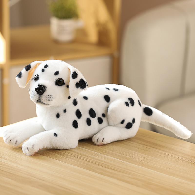 Doll Pp Cotton Household Artificial Dog Modeling Husky Spotty Toy Soft and Comfortable Pet Pillow Sofa Unisex GiftHomeDecoration
