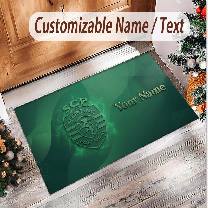 Personalized Crystal Velvet Carpet Sporting CP Pattern Non Slip Floor Rug