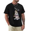 Steampunk March Hare Rabbit TShirt Soft Basic Cotton Short Sleeve Tee