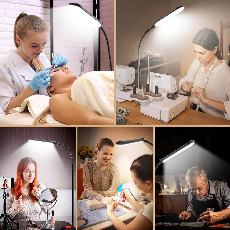Floor Lamp 18W 1800LM er Bright LED Floor Lamp with Remote Works with Smart Plug Dimmable Timing Eye Caring Reading Lamps Floor