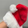 Cute Christmas Hat for Women, Autumn and Winter Christmas Hat Decoration, Red Plush Hat, Holiday Spring Festival Cold-Proof Hat