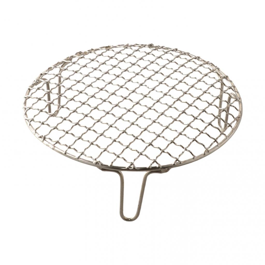 Πλέγμα μπάρμπεκιου από ανοξείδωτο χάλυβα με ομοιόμορφο πλέγμα για τα πόδια