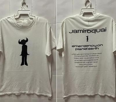 Jamiroquai Band 2 Side 90s Short Sleeve Unisex T Shirt Classic Style.