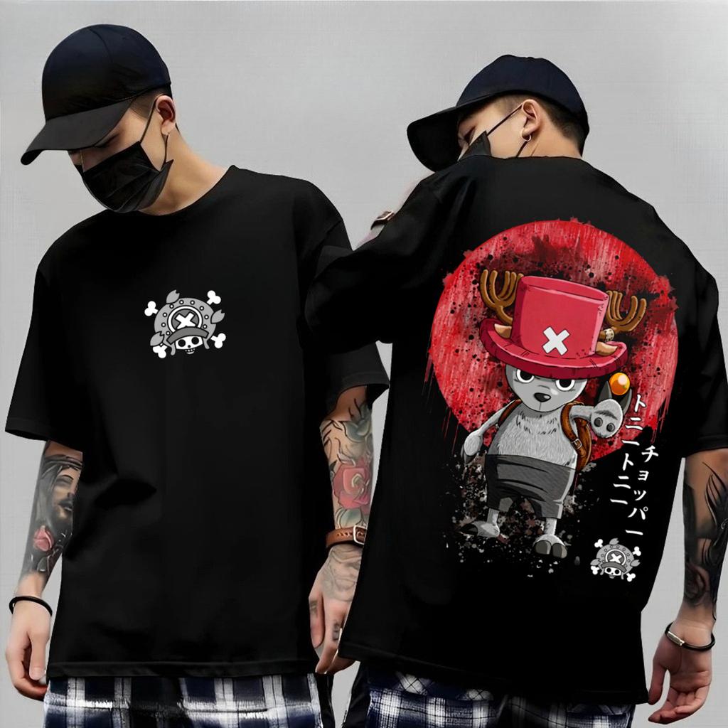 One Piece Anime T Shirt Unisex Unisex Cotton Short Sleeve Tee Tops 2026 Summer Luffy Zoro Sanji Graphic Print Streetwear Casual Y2k