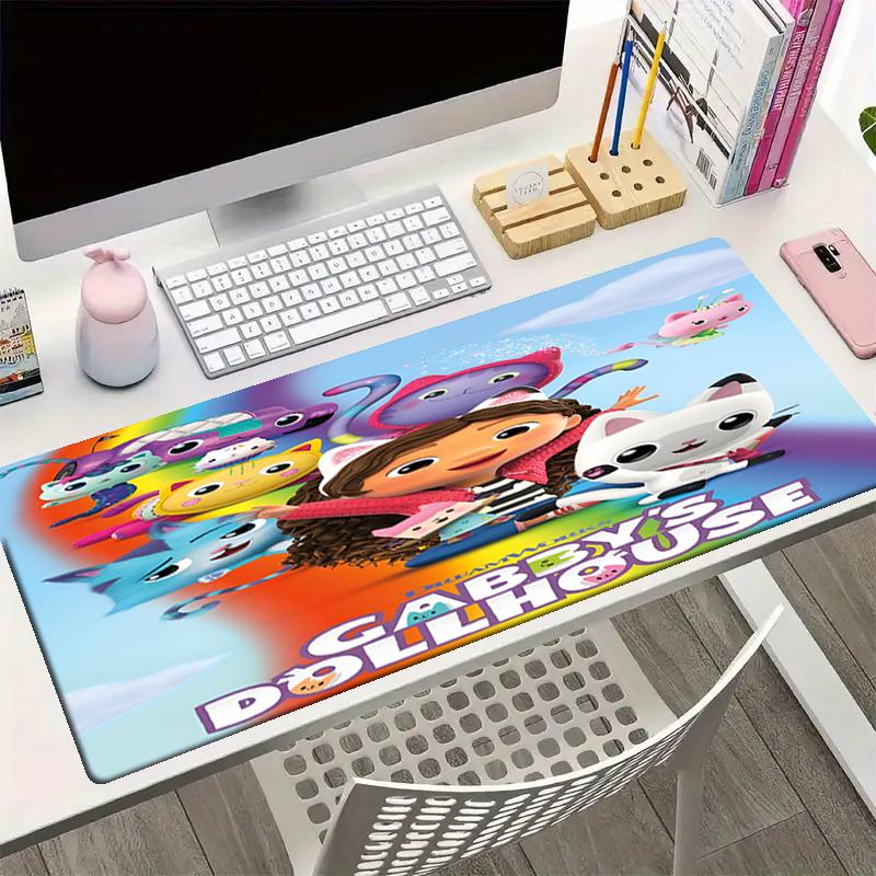 Gabby Theme Mouse Pad, Non Slip Rubber Base, Multifunctional Office & Home Decor, Perfect for Workspace Personalization.