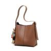 Luxurious Bucket Bag, Versatile Crossbody Bag for Women, Popular Internet Sensation, Large Capacity Casual Shoulder Bag with Bunny Accessory