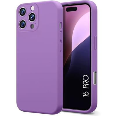Hülle - E.F.CONNECTION - für iPhone 16 Pro - Stoßschutz - Slim - Silikon Matt