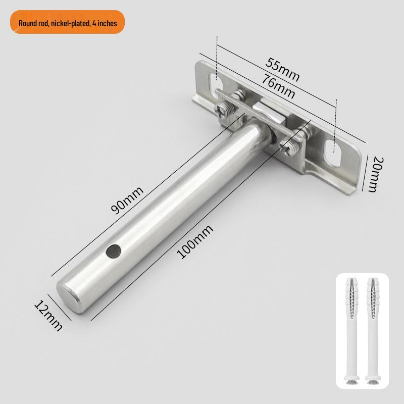 T-Shaped Invisible Shelf Bracket: Wall Mount Bookshelf & Storage Support.