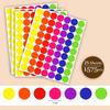 Colored Dot Stickers 1 Inch, Circle Stickers Round Color Coding Dots Markers Sticker, 1575 PCS Removeable Sticky Labels Sticker Dots for Toddlers