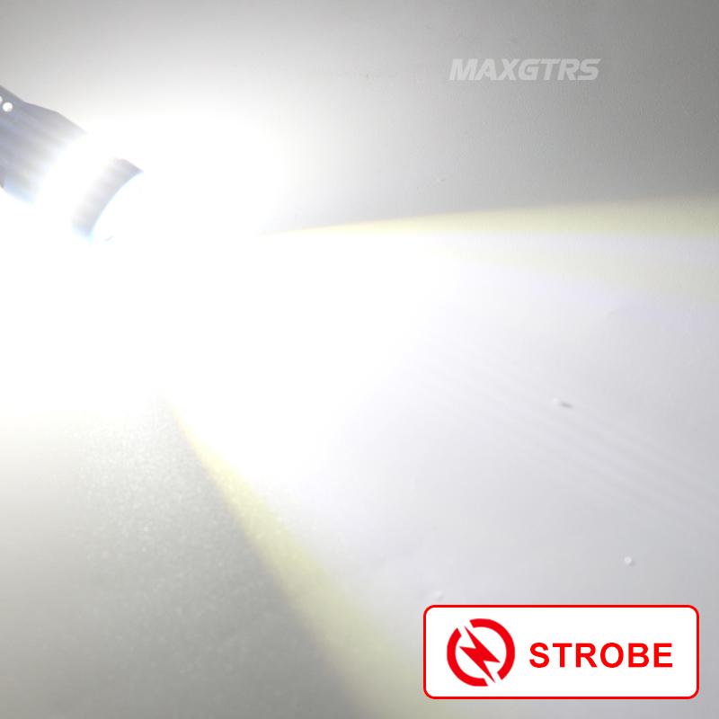 

MAXGTRS 2/5/10x Flash Strobe W5W T10 LED Canbus Bulbs Car Parking Wedge Clearance Lights LENS 12V 2 pieces белый