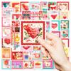 Premium 50 Pp Material Waterproof Stamp Decoration Stickers Retro Handbook Material DIY Suitcase Notebook