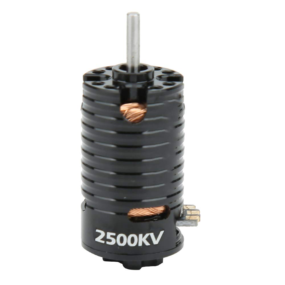 High Torque Brushless Motor 18A ESC Kit for 124, 128, 132 RC Mini-Z Cars (Black, 2500KV)