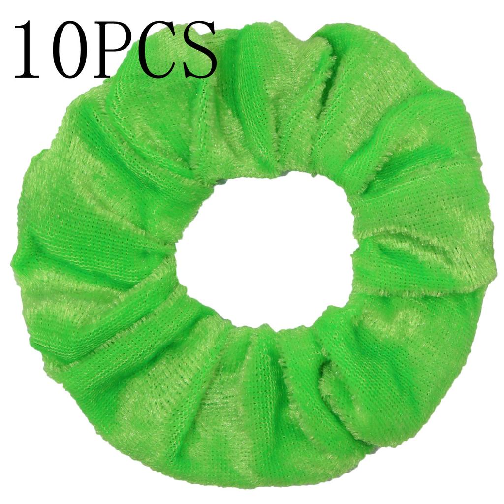 10pc Women Hair Scrunchies Velvet Solid Color Band for Girls Ponytail Holder Rubber Bands Ties Accessories Headbands Gumki