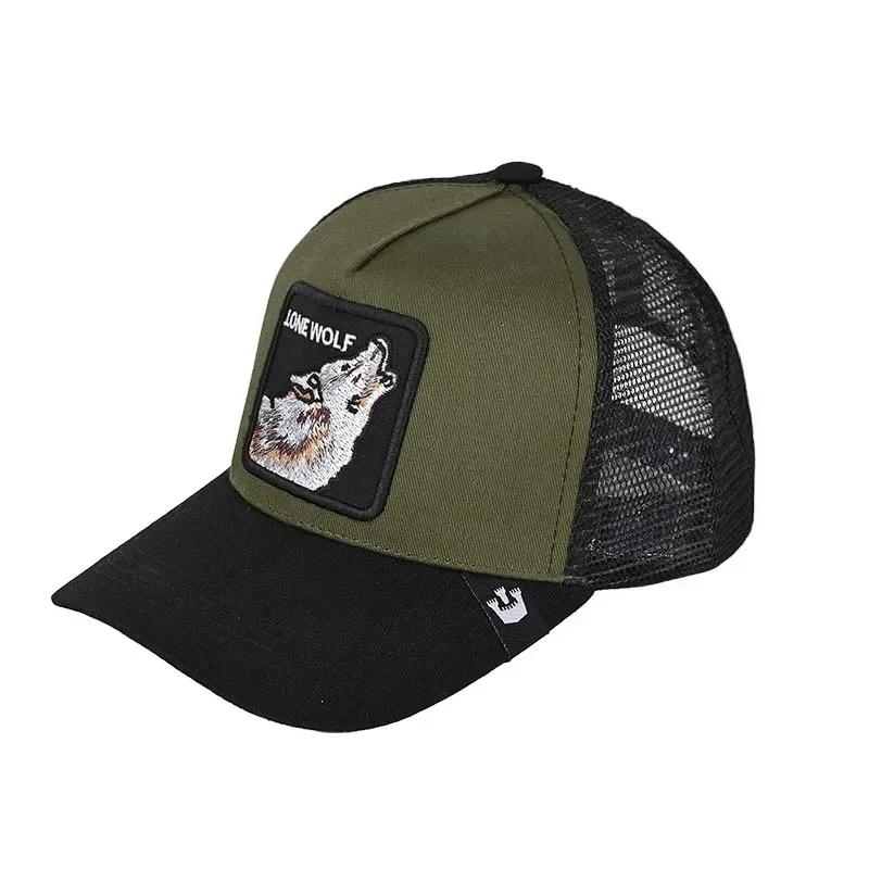 Șepci de baseball Bărbați, femei, șapcă snapback hip hop, cu animale de modă, broderie de vară, șapci de camioner din plasă respirabilă, îmbrăcăminte de stradă, os