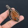 Beautiful Tree Of Life Red Carnelian Gemstone Handmade Pure Copper Wire Wrapped Pendant Jewelry