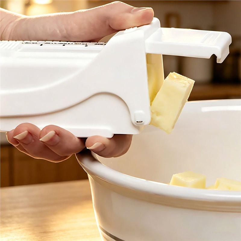J1UL1N Trancheuse à Beurre Art Culinaire Réglable, 1 Pièce Trancheuse à Beurre Distributeur Mesureur Machine à Beurre