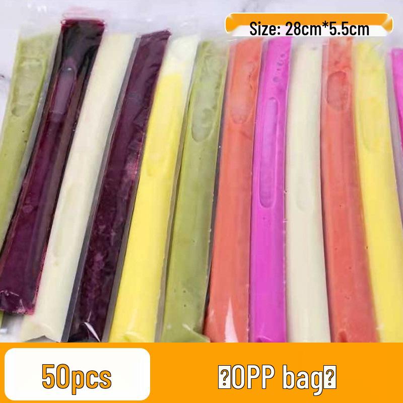 DIY Disposable Popsicle Bags for Homemade Slushies - Food Grade Ice Pop Mold Packaging