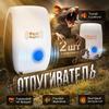 Ultrasonic Device for Repelling Mice Rats Cockroaches Mosquitoes Moths Moles Bats Chemical-Free Odorless Safe ABS Plastic 120 Square Meters Coverage