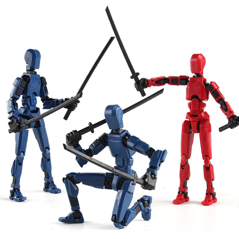 3D Multi-Jointed Movable Shapeshift Robot Creative Printed Mannequin Dummy Action Model Doll Toys Kid Decora For Girl Boys Gifts