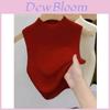 Pure Desire Sleeveless T Shirt For Women With Embroidery Oversize Summer Casual Top