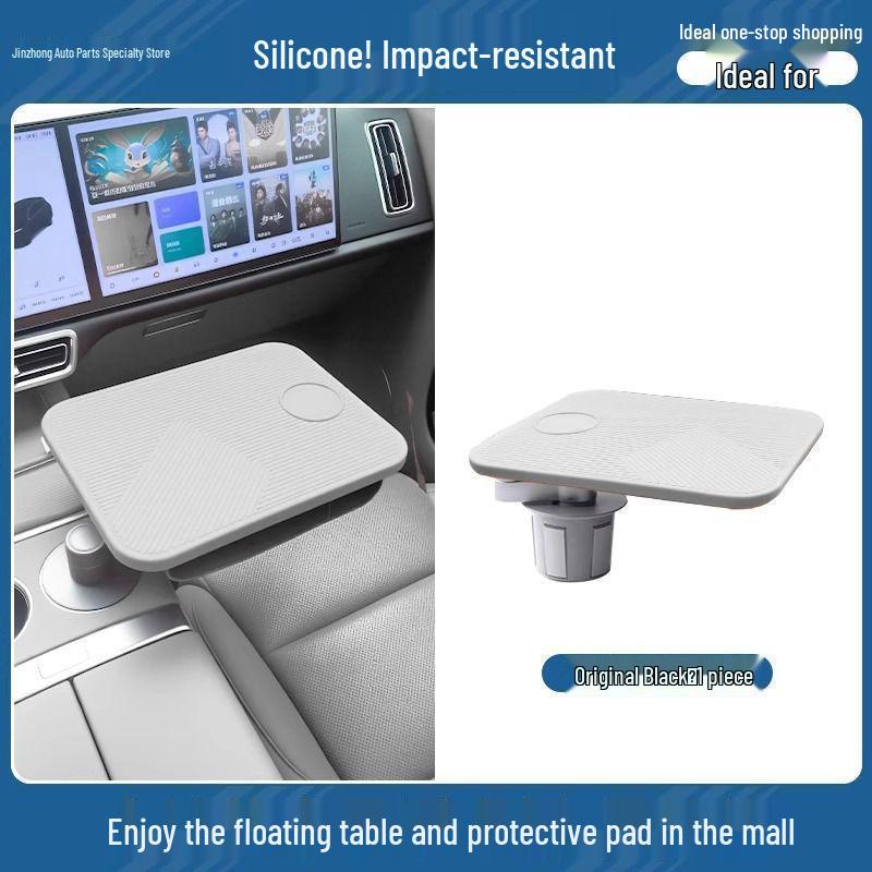This multi-functional, rotatable floating square table suits Li Auto L6, L7, L8, L9, and Mega models.