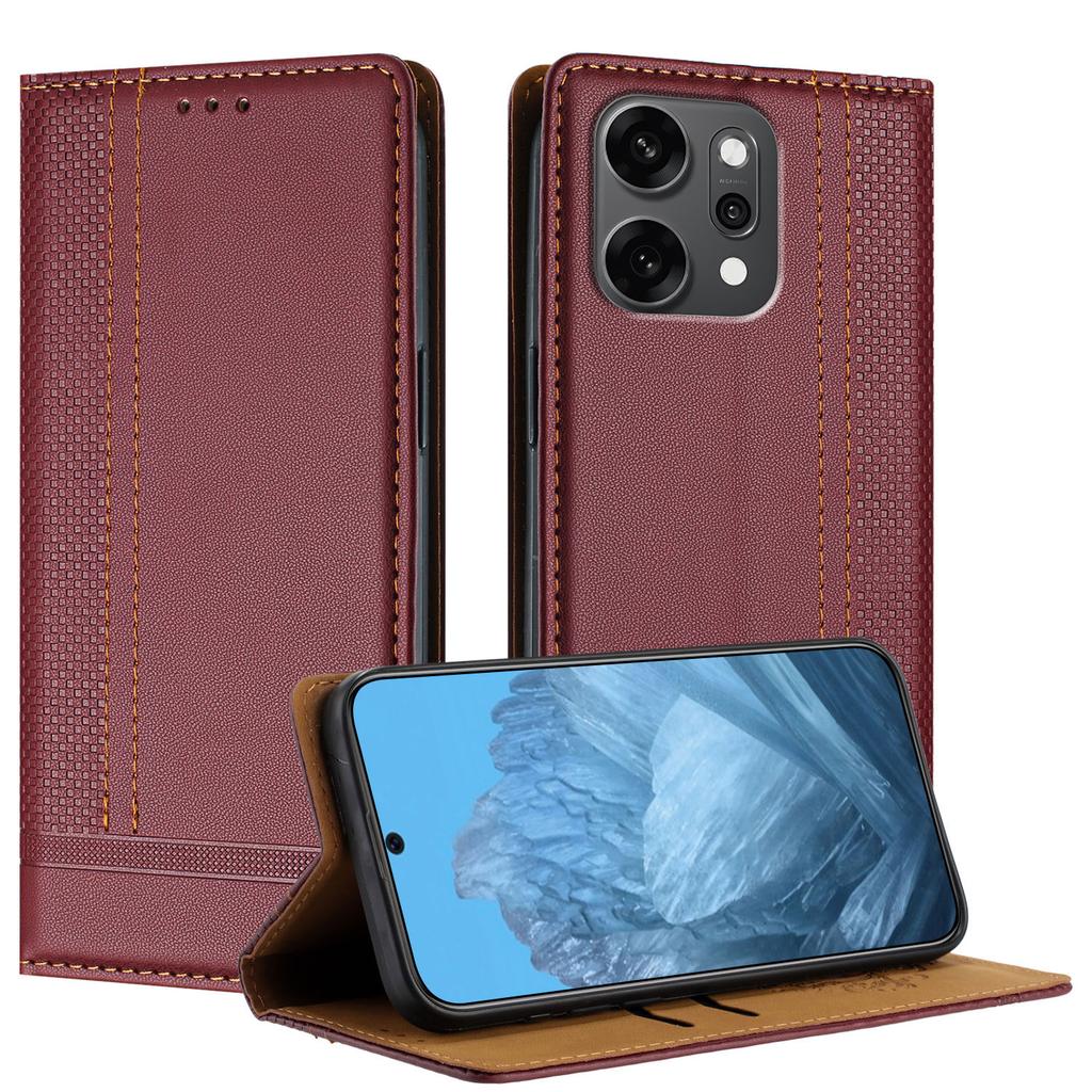 For OnePlus 15R 5G/Ace 6T 5G/Ace 6 5G Leather Case Zipper Wallet Stand Shockproof Phone Cover with