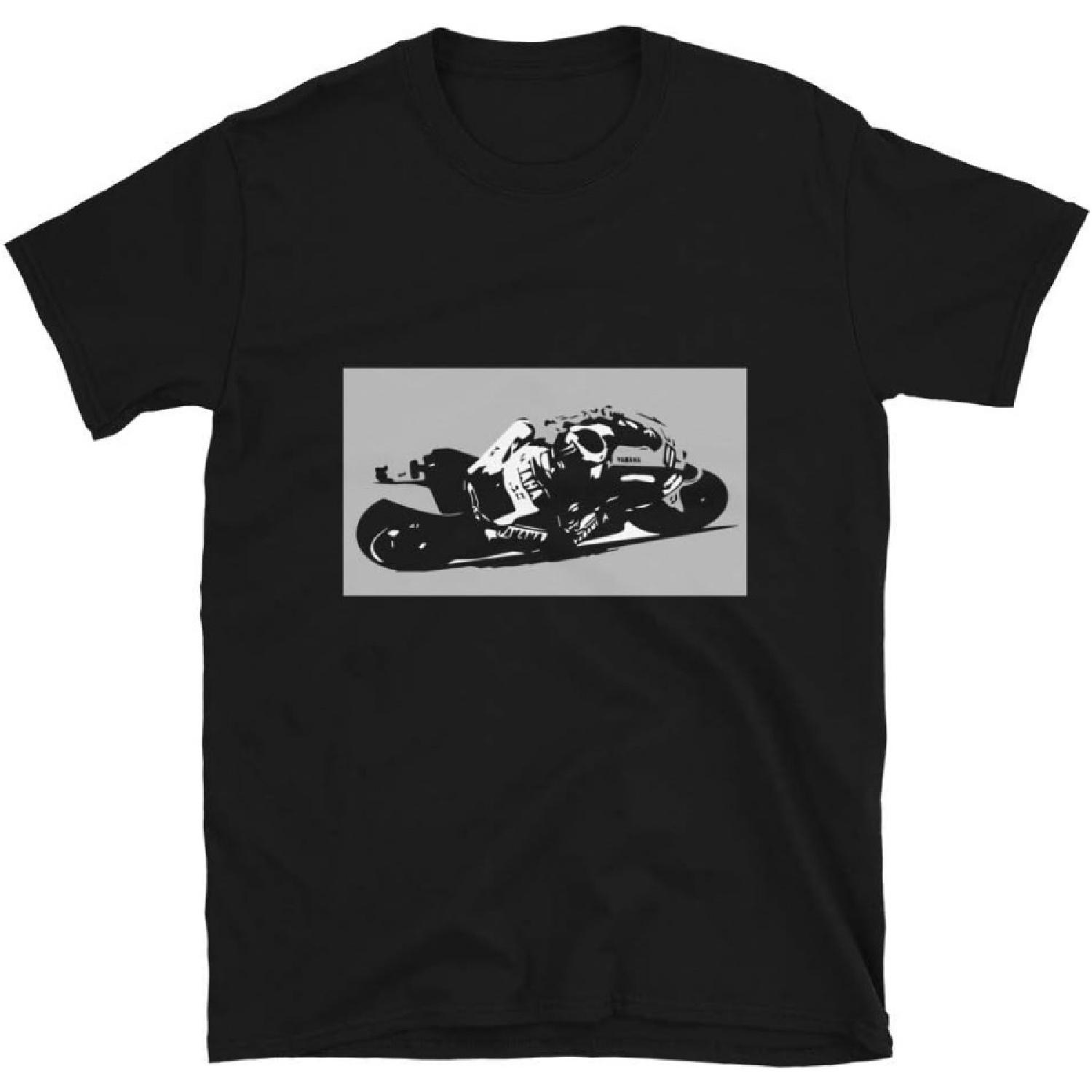 JG Infinite YZR-M1 MotoGP Кастомный Арт Футболка с коротким рукавом Унисекс Черная XXXXXL разноцветный