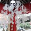 15 Pcs Christmas Hanging Snowflake Decorations Winter Glitter Snowflake Ornaments For Window Xmas Tree Ceiling