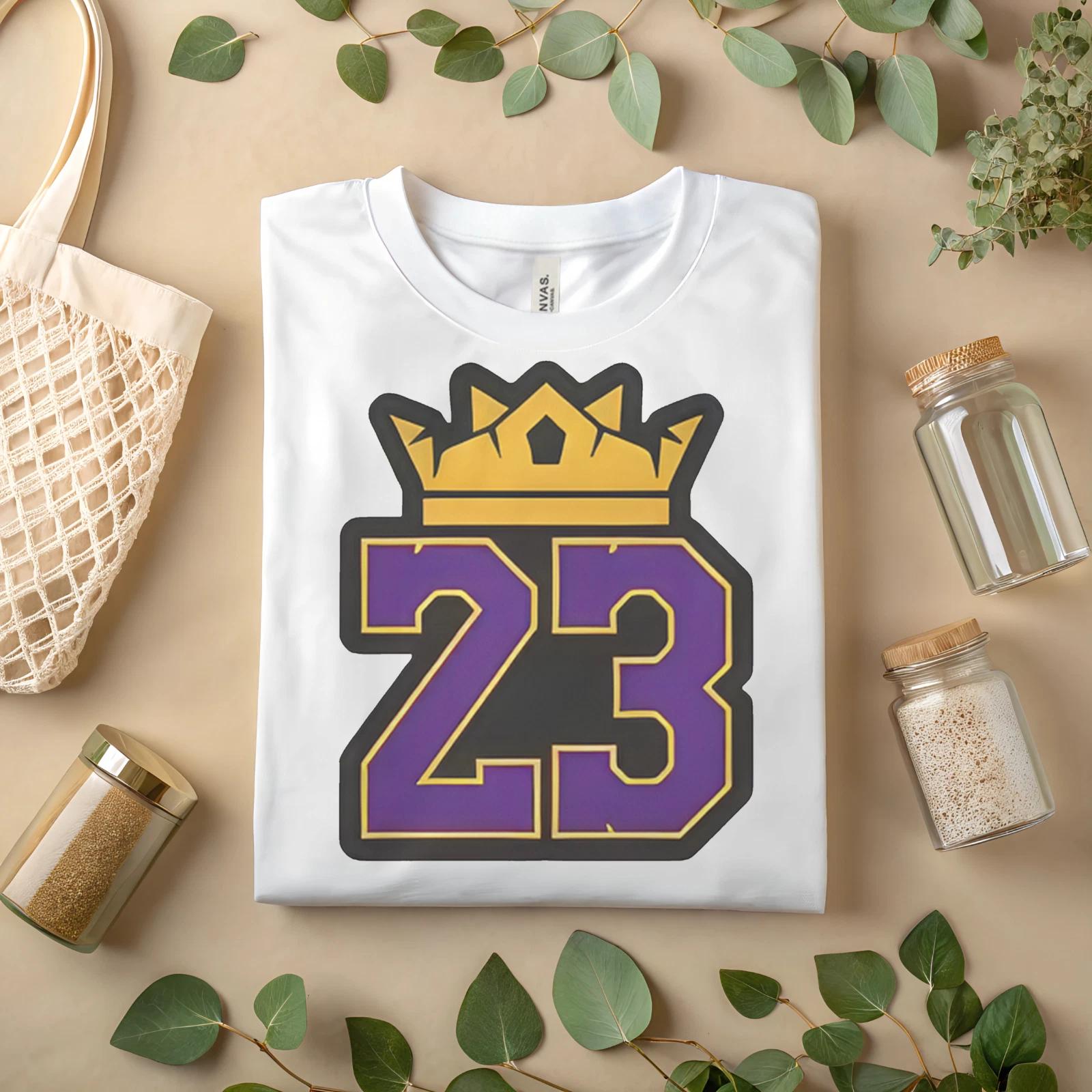 

Basketball Crown 23 Shirt – Vintage Sports Graphic Tee for Fans & Athletes A425 L