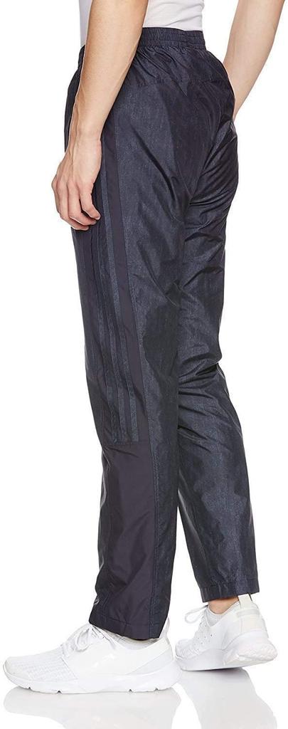 Adidas HM Denim Vindjakke Lange Bukser med Børstet Trikot Fôr Størrelse S Legend Ink, (Midje 71-77cm), DUP68,