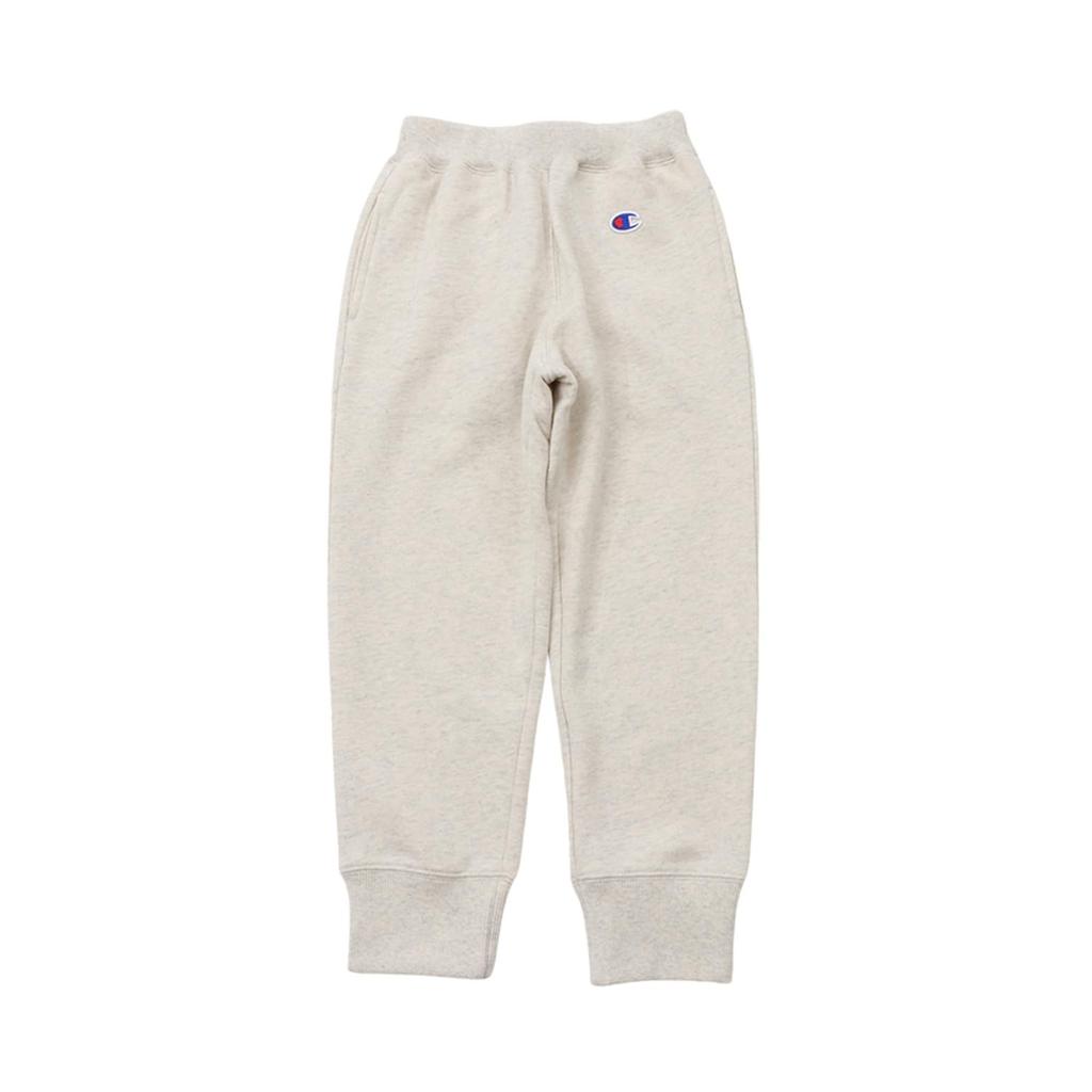 Champion French COTTON One Point 160 Kids' Pants, 100% Cotton, Terry, USA, Logo, Embroidered, Sweatpants, Basic, CK-Y201, Oatmeal,