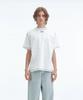 REST&RECREATION T-Shirt mit doppeltem Logo - Weiß