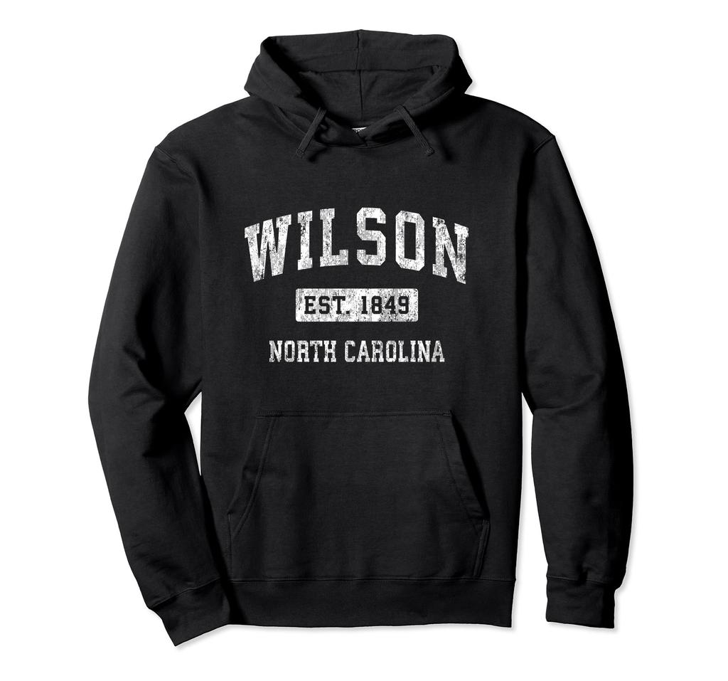 Wilson North Carolina Vintage Sports Design Hoodie
