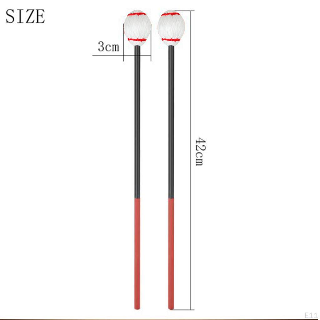 Marimba Beater Woolen Head Mallet Sticks Professional for Instrument Accessories Bells Lover