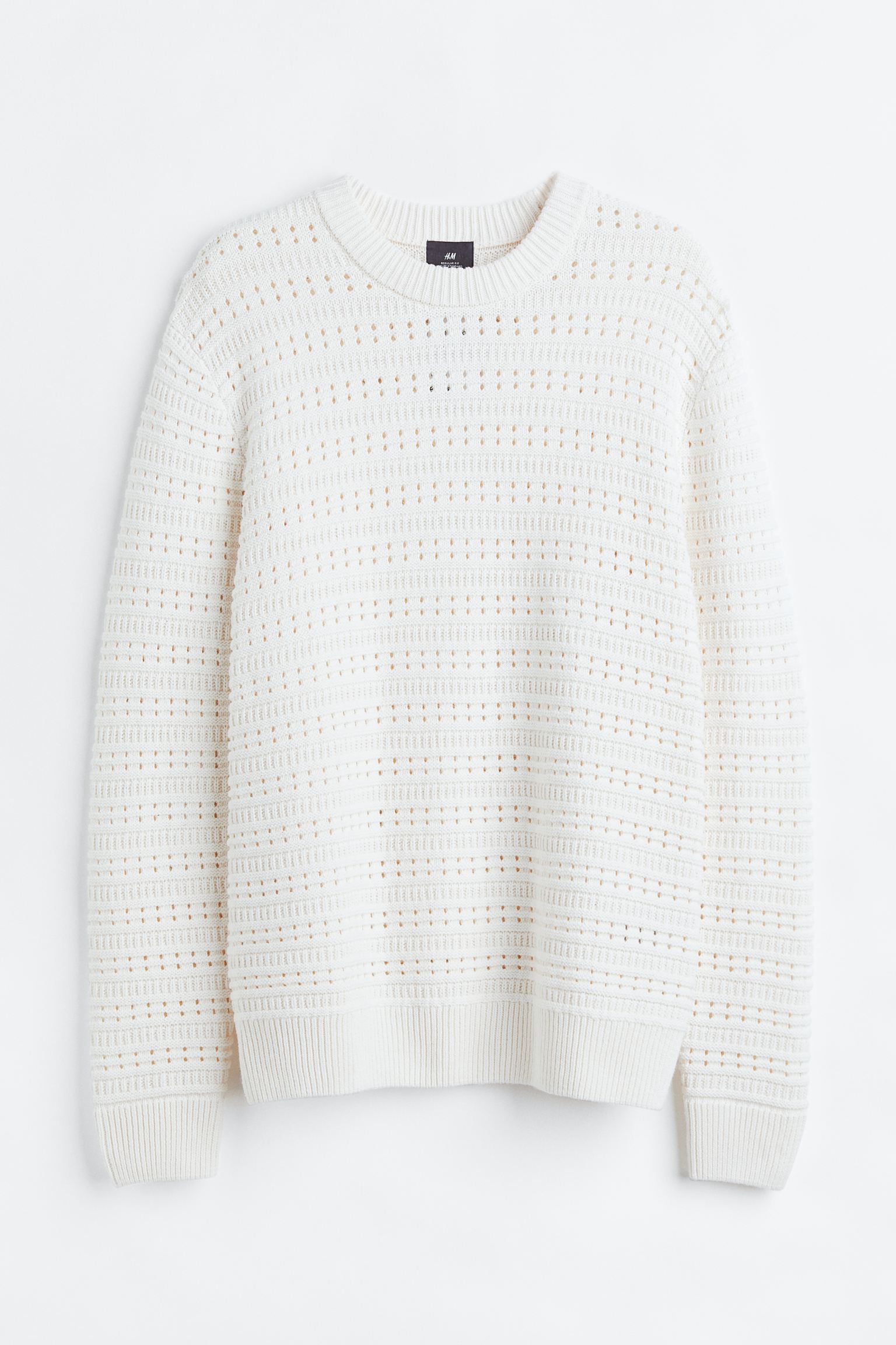 

Regular Fit Textured-knit jumper
