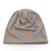 Double-layer Jacquard Button Unisex Casual Winter Beanie Hat Five-pointed Star Pattern Common Women's Spring Autumn Thin