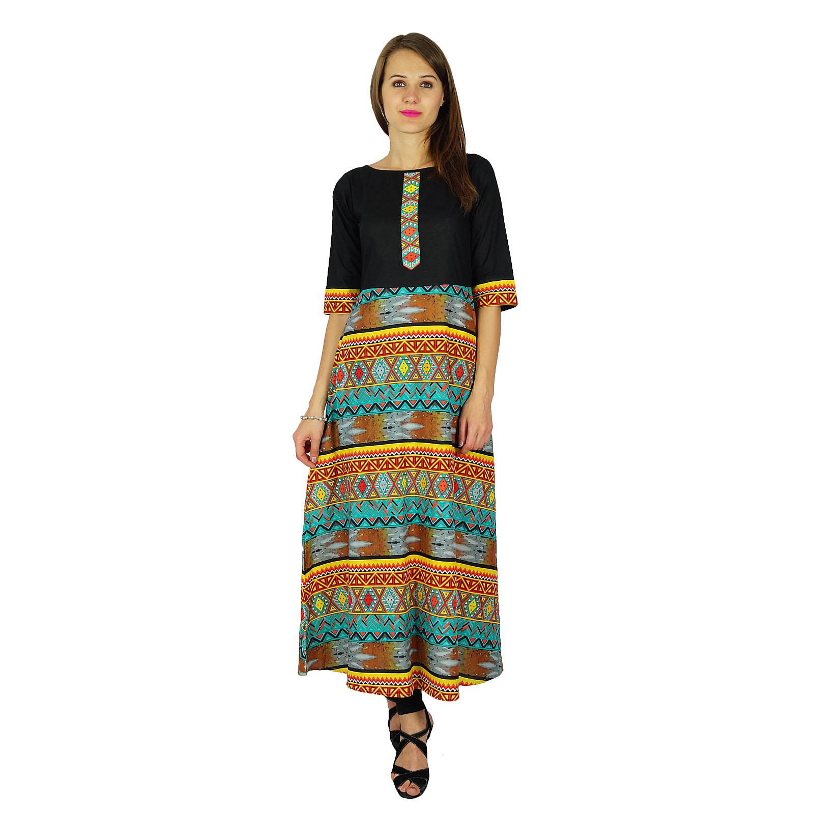 

Phagun Bollywood Designer Indian Kurta Women Ethnic Tunic Kurti Cotton Dress 6 різнокольоровий