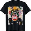 Animal Pop Art Design With A Monkey On It Men's Graffiti T-Shirt
