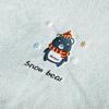 Towel daily necessities adult cartoon embroidery face towel coral fleece children's bath towel print LOGO