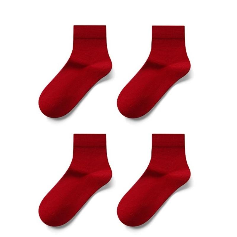 Spring and Summer Solid Color Chunky Socks - Solid Color Stylish and Versatile Slim-Fitting Tights - Breathable and Bone-Free Postpartum Socks