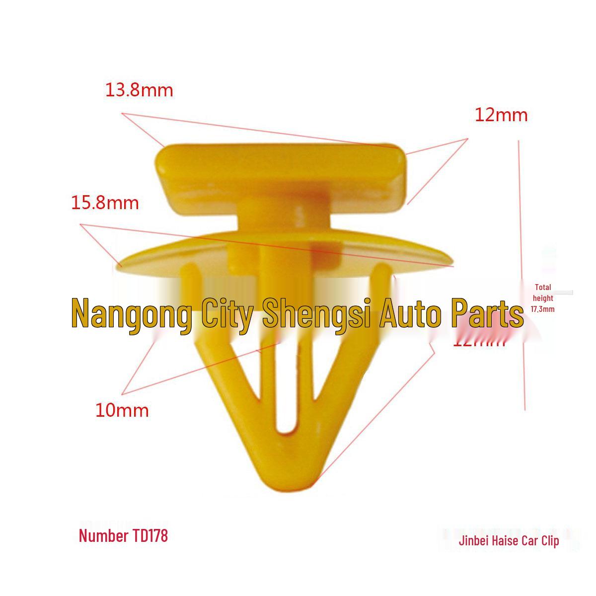 

Universal Car Door Panel and Wheel Arch Retainer for Hyundai Models 10000 units