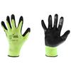 Polyester protective gloves with nitrile, green, 12 pcs, size 8, Vorstahl quality