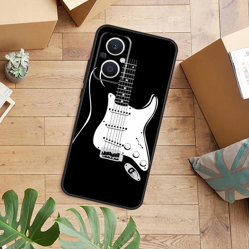 

Guitar Music Phone Case For OPPO Reno 14 12 11 13 F 10 Pro 8T 8 Lite OPPO Find X9 X8 X6 X5 Pro Back Cover OPPO Find X5