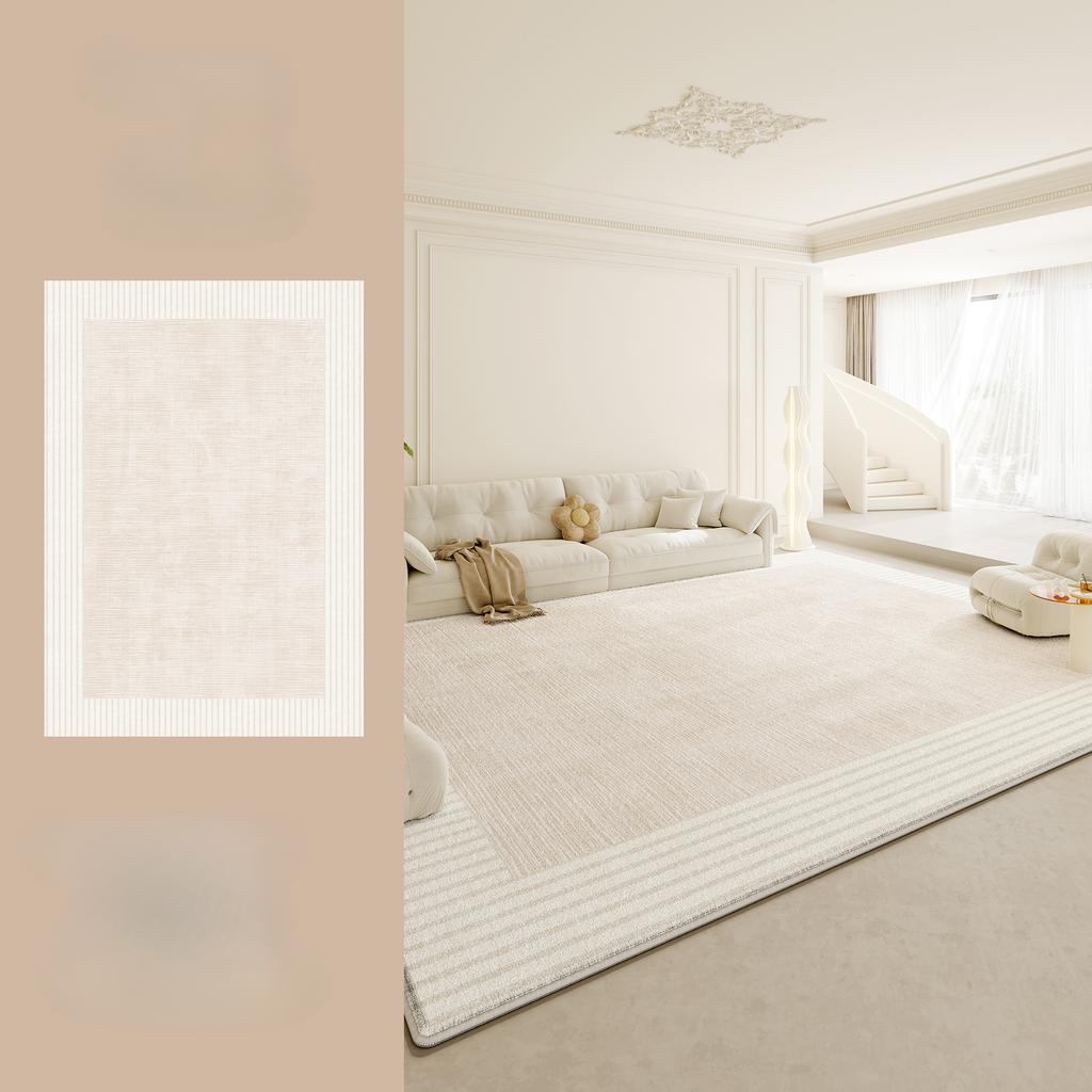 Large Area Rugs for Bedroom Cream Style Living Room Decoration Plush Carpet Home Fluffy Soft Rug Thick Anti-slip Study Floor Mat