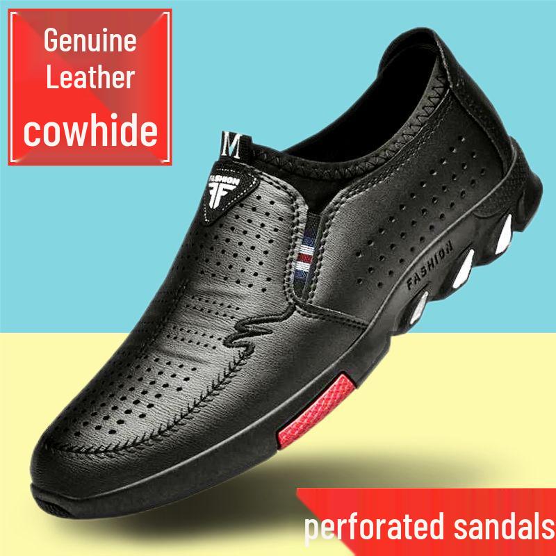 

Оригинальные мужские повседневные кожаные туфли-слипоны на мягкой подошве, устойчивые к запаху, водонепроницаемые и нескользящие, лето 2025. 41