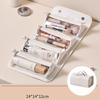 PU Large Capacity Roll Up Cosmetic Bag Detachable Compartments Hanging Makeup Bag Portable Travel Toiletry Bags
