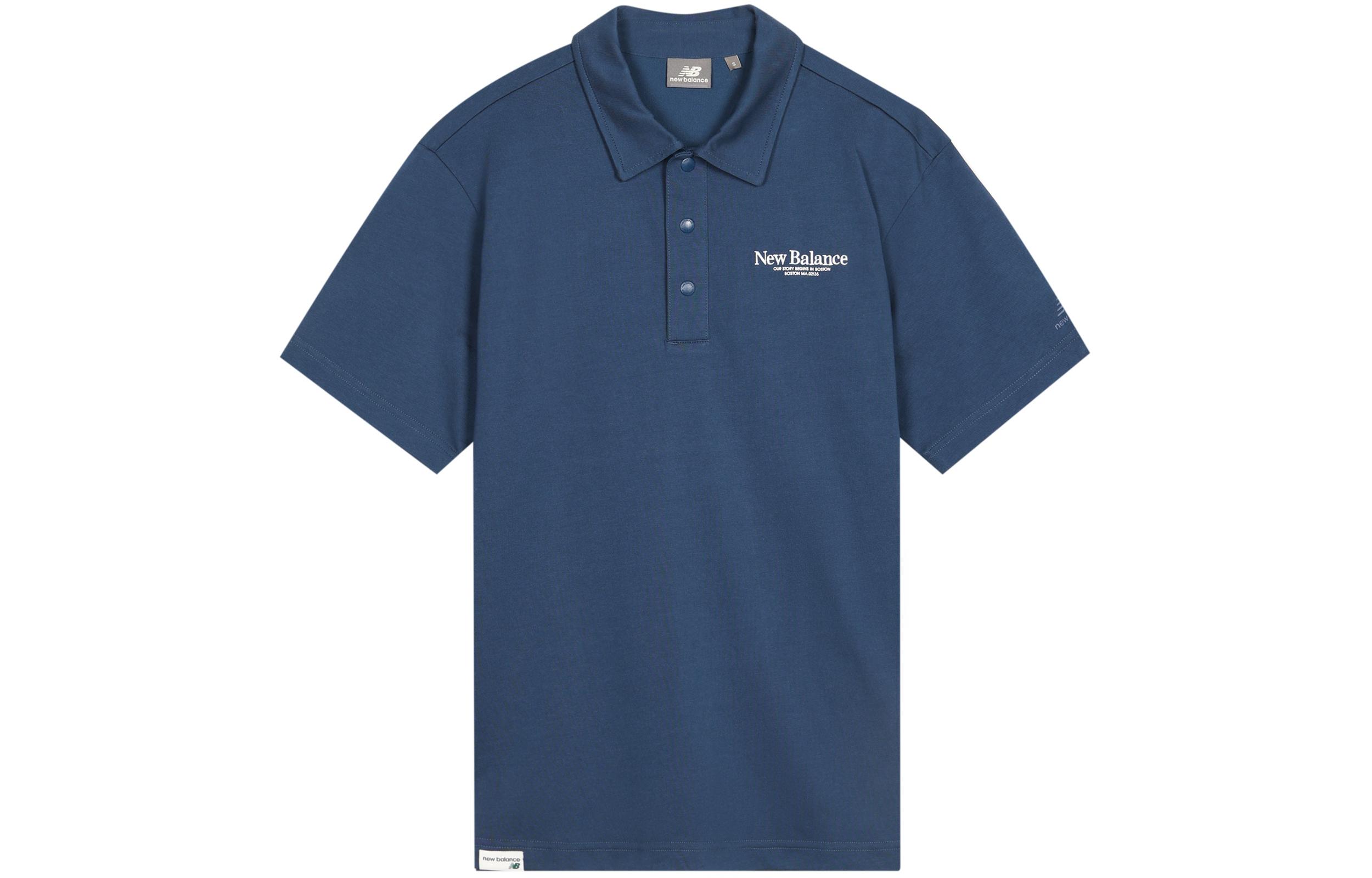 New Balance Polo Shirt Men s Blue 5FD24193-NV XL