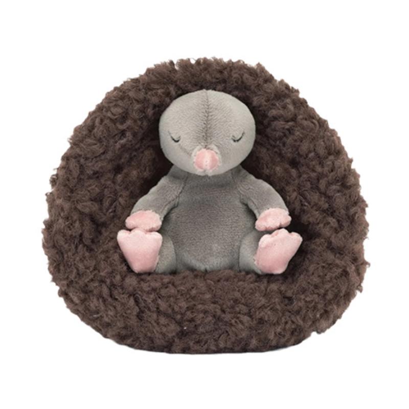

JELLYCAT Животные в лесу Спящий крот Кукла-компаньон Плюшевая фигурка 12 см в высоту