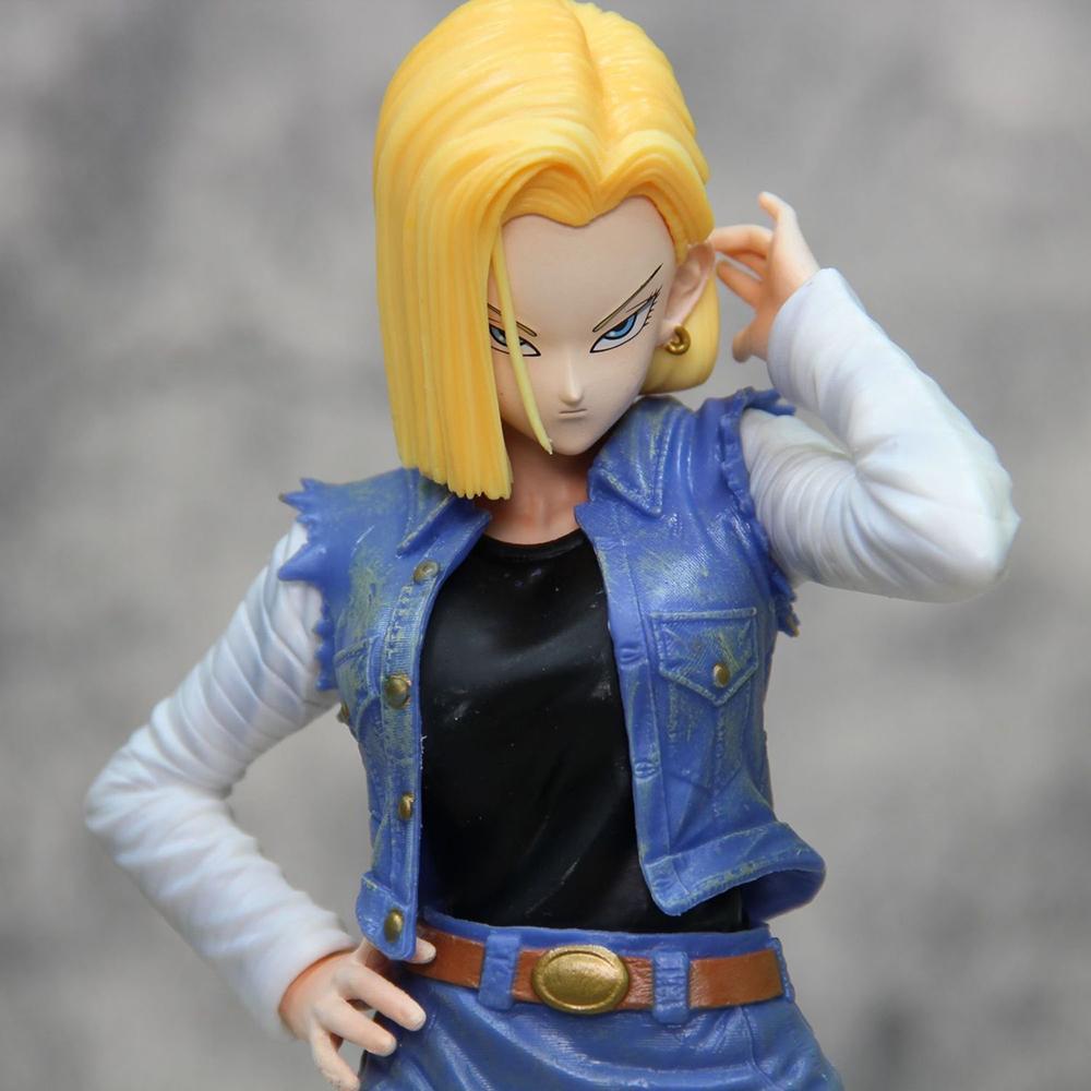 Anime Dragon Ball Z Android 18 Figure 28cm/11.02inch VF Statue Pvc Action Figures Collection Model Toys Gifts