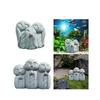 Buddha Statue Multifunction Mini Crafts Fish Tank Decoration Landscaping Accessories for Tabletop Porch Teahouse Lawn Garden